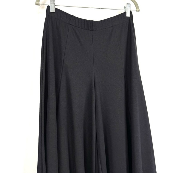 Candiss Cole Designs Women’s Small Black Wide Leg Drapey Pants Pull On Bottoms - Picture 2 of 10